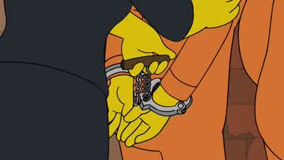 Here's your cell. - The Simpsons