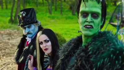 Herman, why is
she walking towards - The Munsters