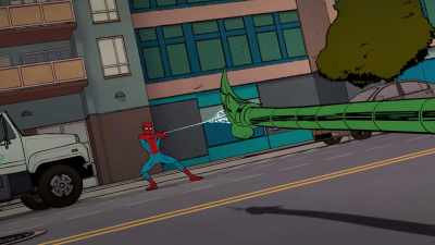[♪ heroic music playing] - Your Friendly Neighborhood Spider-Man