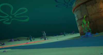 [heroic music playing] - Plankton: The Movie