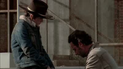 Hershel told me about the boy you shot. - The Walking Dead