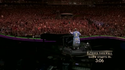 He's a brilliant entertainer
and playing and singing better than ever. - Elton John Live: Farewell from Dodger Stadium