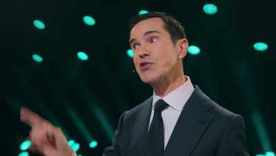 "He's a good dad." "What do you mean?" - Jimmy Carr: Natural Born Killer