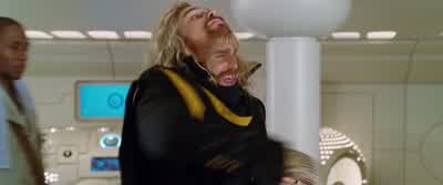 Sings He's a guest on my shipI thought you said you stole it - The Hitchhiker's Guide to the Galaxy