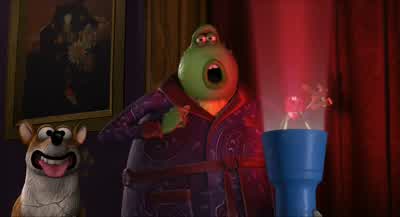 He's a madman Run awayPardon me My fly's undone - Flushed Away
