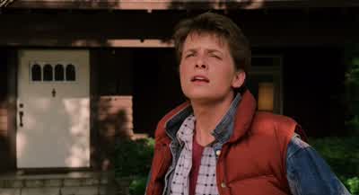 He's a peeping Tom - Back to the Future