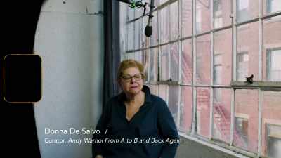 He's a performance.
You know, the wig, what he says. - The Andy Warhol Diaries