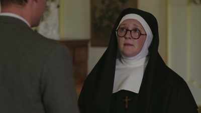  He's a sick opportunist
 using the lonely hearts - Sister Boniface Mysteries