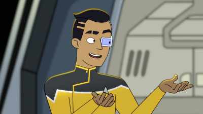 He's a virtual tutor
who can walk you through - Star Trek: Lower Decks