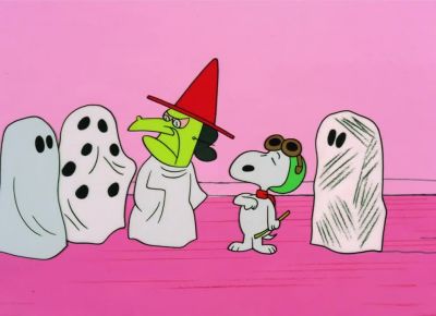 He's a World War I flying ace - It's the Great Pumpkin, Charlie Brown