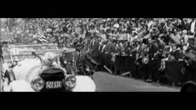 He's acclaimed, adored
in city after city. - The Titans That Built America