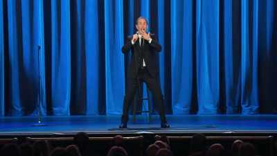 He's all freaked out,
rings under his eyes, - Jerry Seinfeld: 23 Hours to Kill