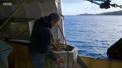 He's always in a rush,
everything he does is in a rush. - Cornwall: This Fishing Life