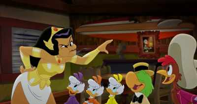 He's always-- - Legend of the Three Caballeros