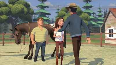 -He's my animal.
-[neighs] - Spirit: Riding Free