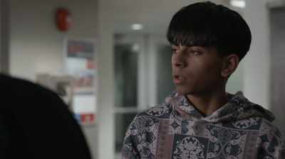 He's at his girl's place--
off 87th, - Allegiance