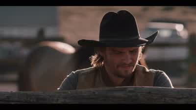 - He's at Monica's parents. - Yellowstone