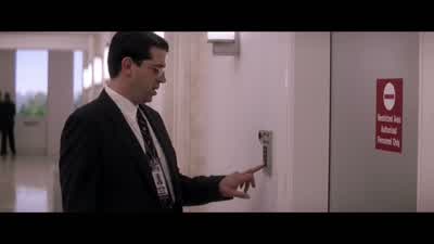 He's at the voiceprint corridor. - Mission: Impossible