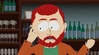- He's back helping us again.
- Lemme-lemme talk to him. - South Park: Post COVID: The Return of COVID