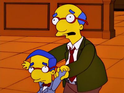 He's basically a good kid He's just weak - The Simpsons