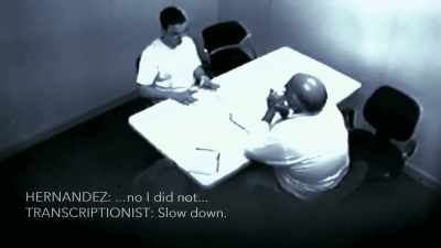 He's becoming more animated
as he speeds up, - Signs of a Psychopath