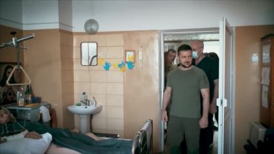 He's been a uniting force for the people, - War Zone: Bear Grylls Meets President Zelenskyy
