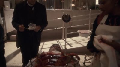 He's been dead two days,
judging by stomach contents. - Murdoch Mysteries