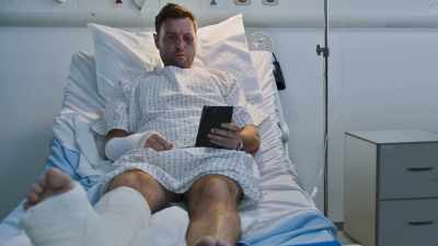 He's been in A&E overnight, - Beyond Paradise