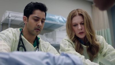 He's been shot, too.
Possible spine injury. - The Resident