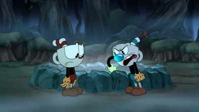 He's been trying to get your sweater off
this whole time! Let's go! - The Cuphead Show!