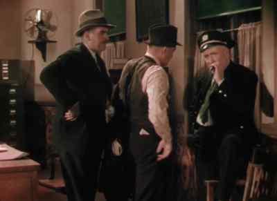 He's beginning to break.
He'll talk pretty soon. - Mystery of the Wax Museum