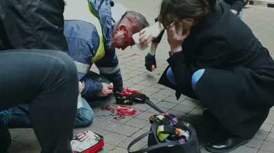 He's bleeding... - The Monopoly of Violence