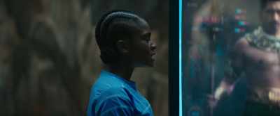 He's breathing air
and getting oxygen - Black Panther: Wakanda Forever