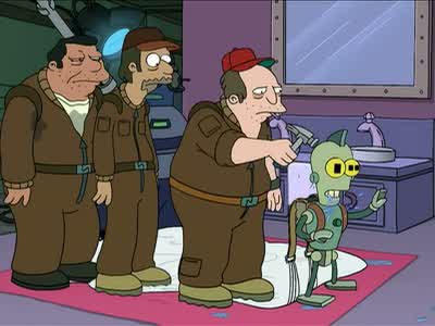He's busteds. - Futurama