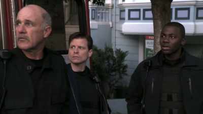 He's calling 9-1-1
and luring cops
and paramedics. - Trauma