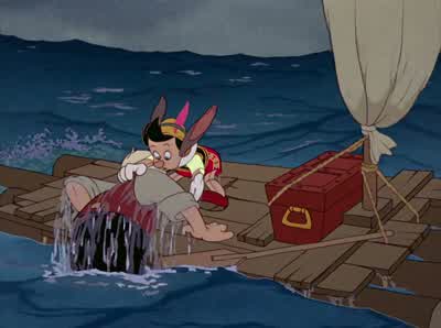 He's coming back. - Pinocchio