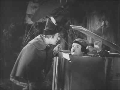 He's coming down. He's going to let us in. - Babes in Toyland