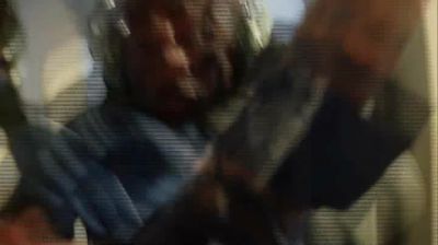He's convulsing!
Protect him! - CSI: Crime Scene Investigation