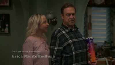 He's cutting into my
cartoon time with Beverly Rose. - The Conners