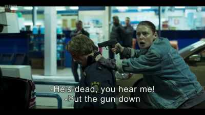-He's dead, you hear me!
-Put the gun down - Beck 50 - Deadlock