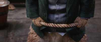 He's doing it. Look
at the little fella. - Peter Rabbit 2: The Runaway