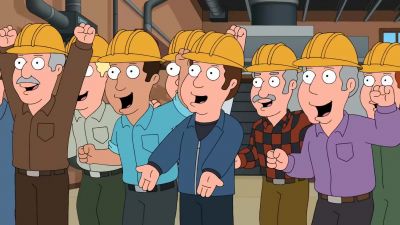 He's doing it! - Family Guy