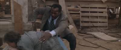 He's done it twice now DamnSon of a I'm gonna suck his eyes out through his nose - Lethal Weapon 3