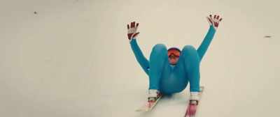 He's down. - Eddie the Eagle