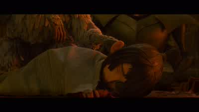 He's exhausted. - Kubo and the Two Strings