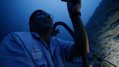 He's fished here his whole
life, but to see it from - Protecting Paradise: The Story of Niue