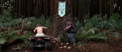 He's getting away on my wheeler - Without a Paddle