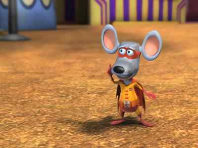 HE'S GETTING AWAY WITH
THE KERNEL. - Back at the Barnyard