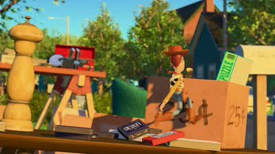 He's getting in the box! - Toy Story 2