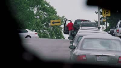 - He's getting into a black Ford excursion. - The Wire